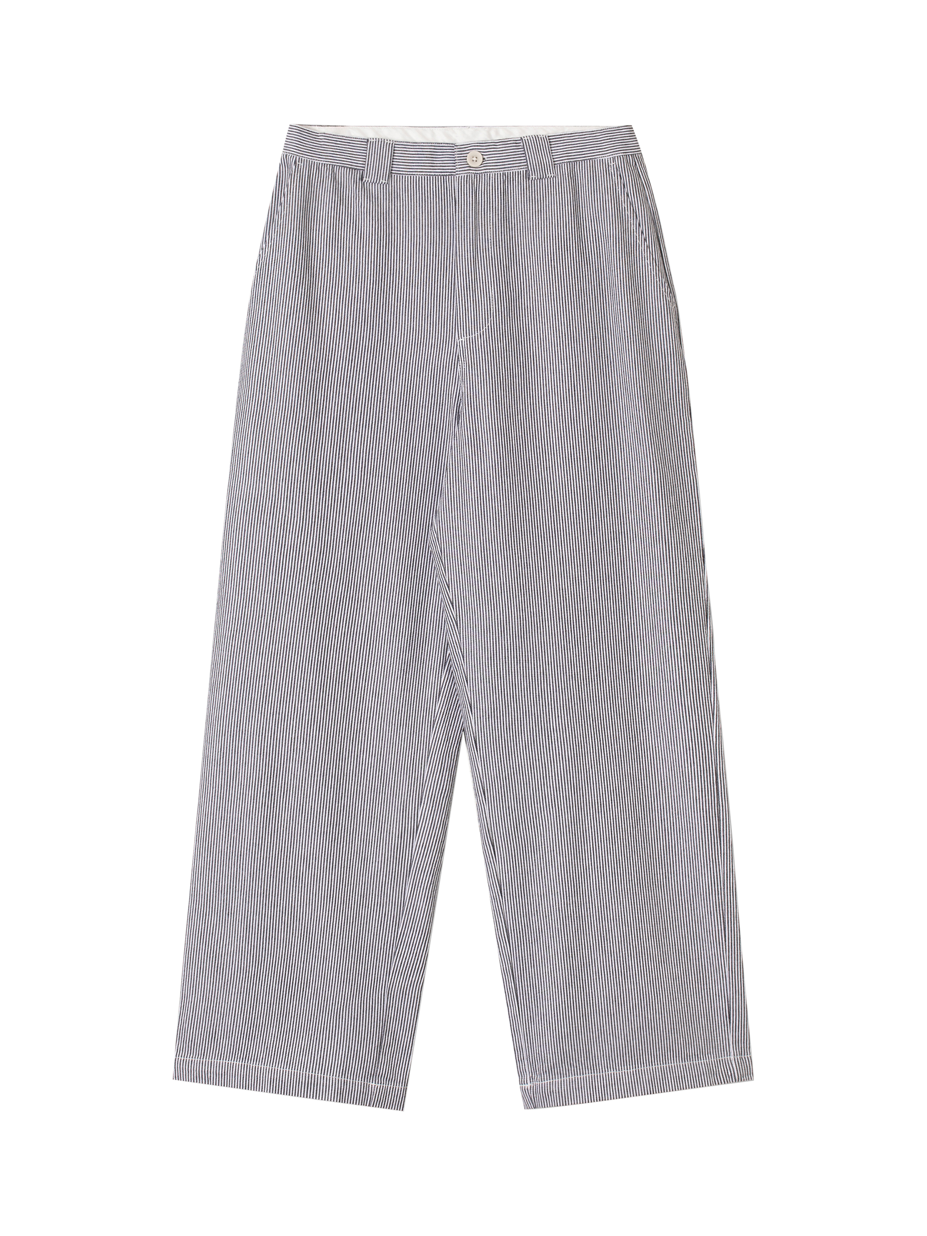 Product image 1 of 11, which shows Stan Ray Straight Fit Work Chinos, Hickory Stripe, 34R