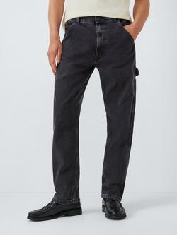Stan Ray Painters Trousers, Washed Black Denim, Washed Black Denim
