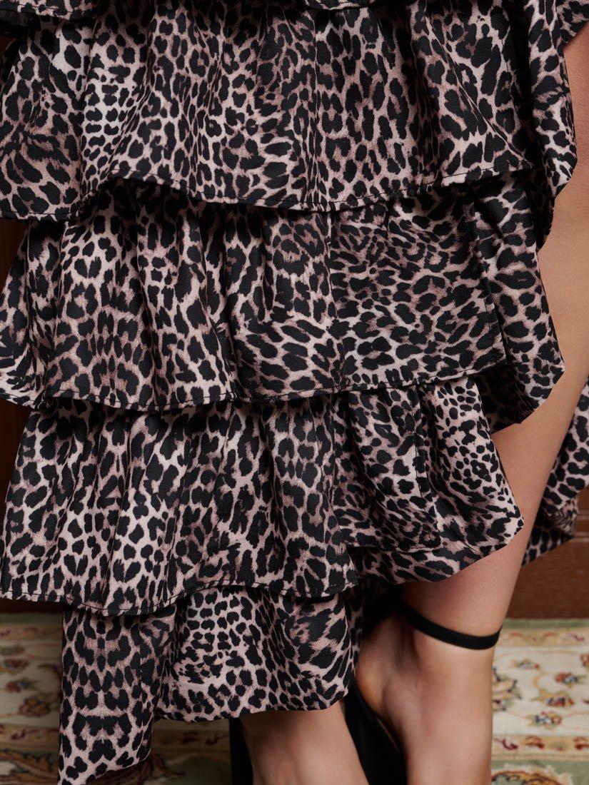 Sister Jane Lennox Leopard Skirt, Brown