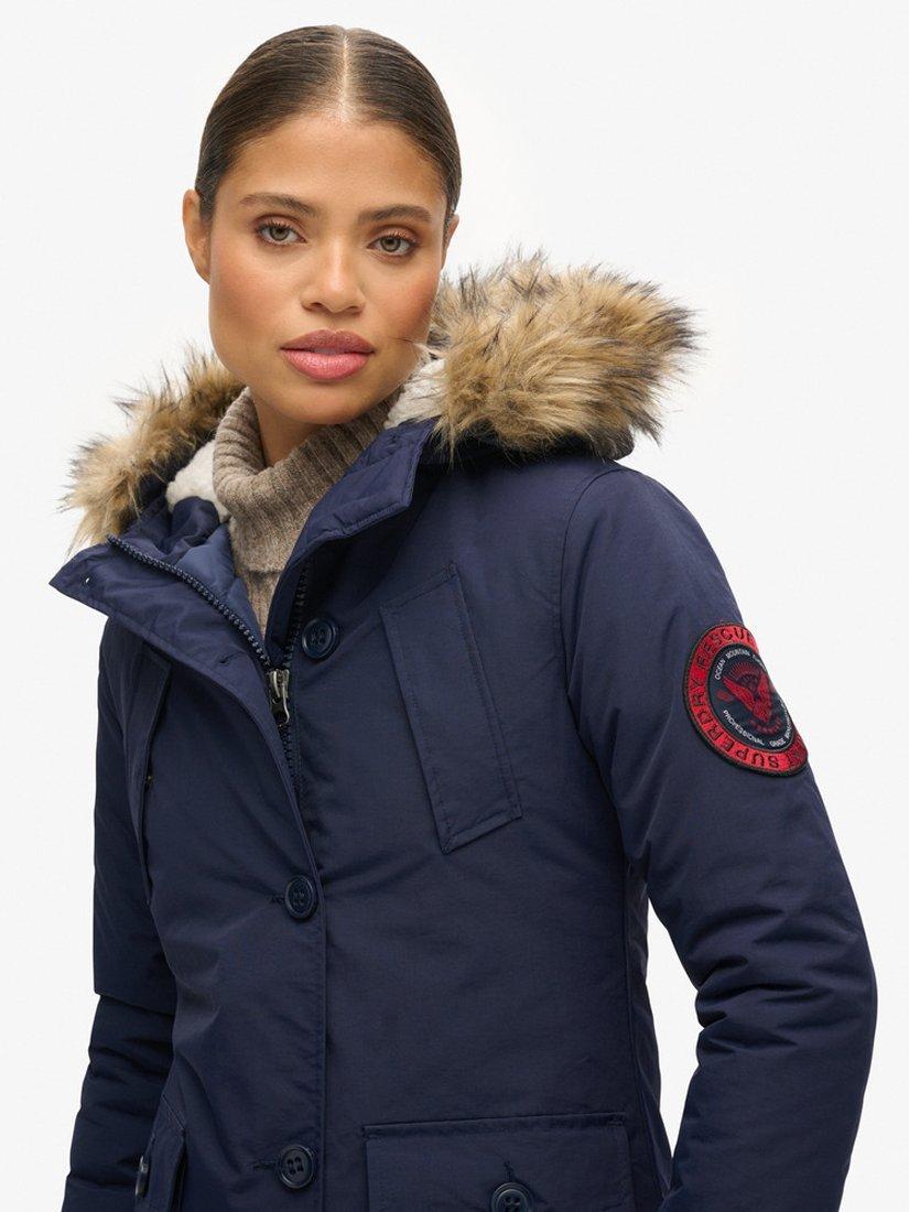 Product image 5 of 5, which shows Superdry Everest Parka Jacket, Navy, 8