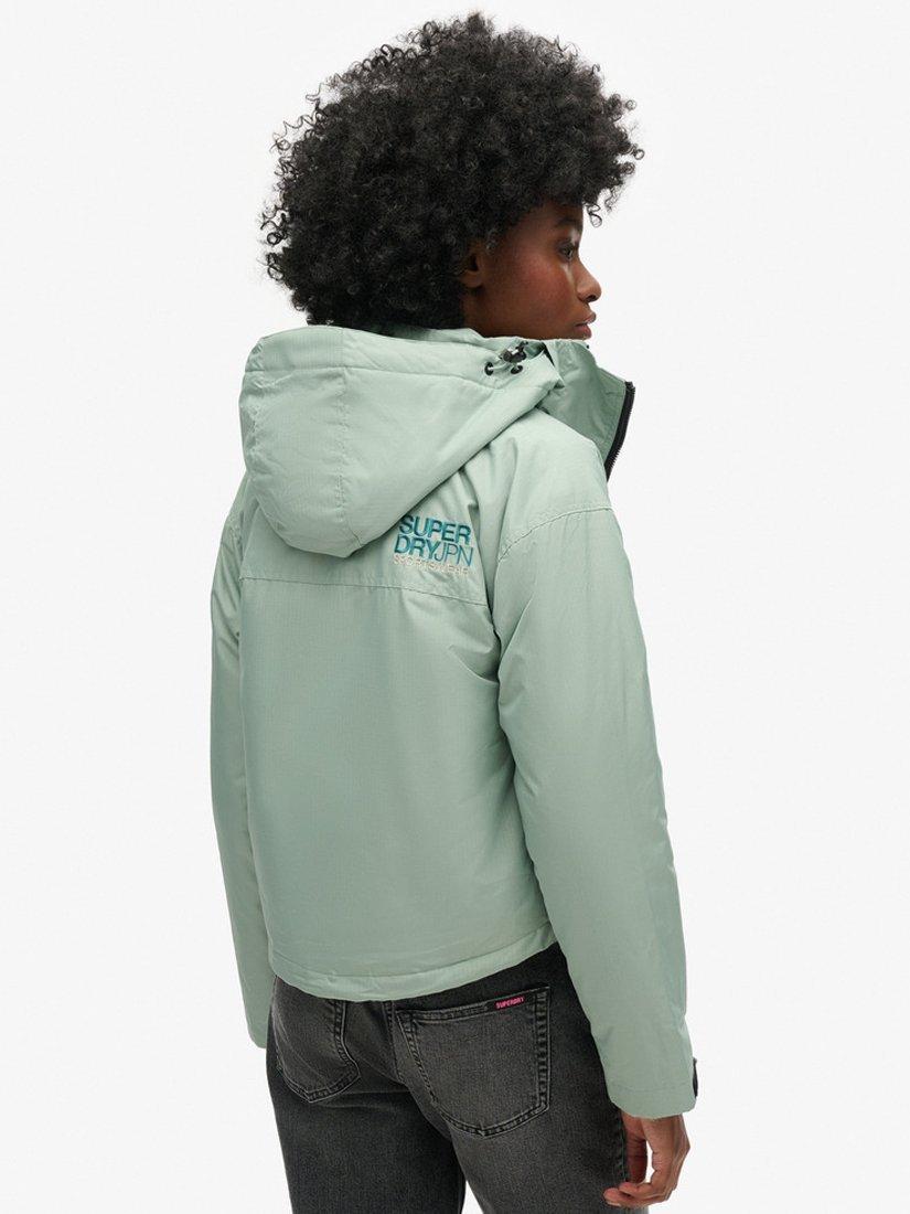 Product image 2 of 5, which shows Superdry Code SD-Windcheater Jacket, Light Jade Green, 8