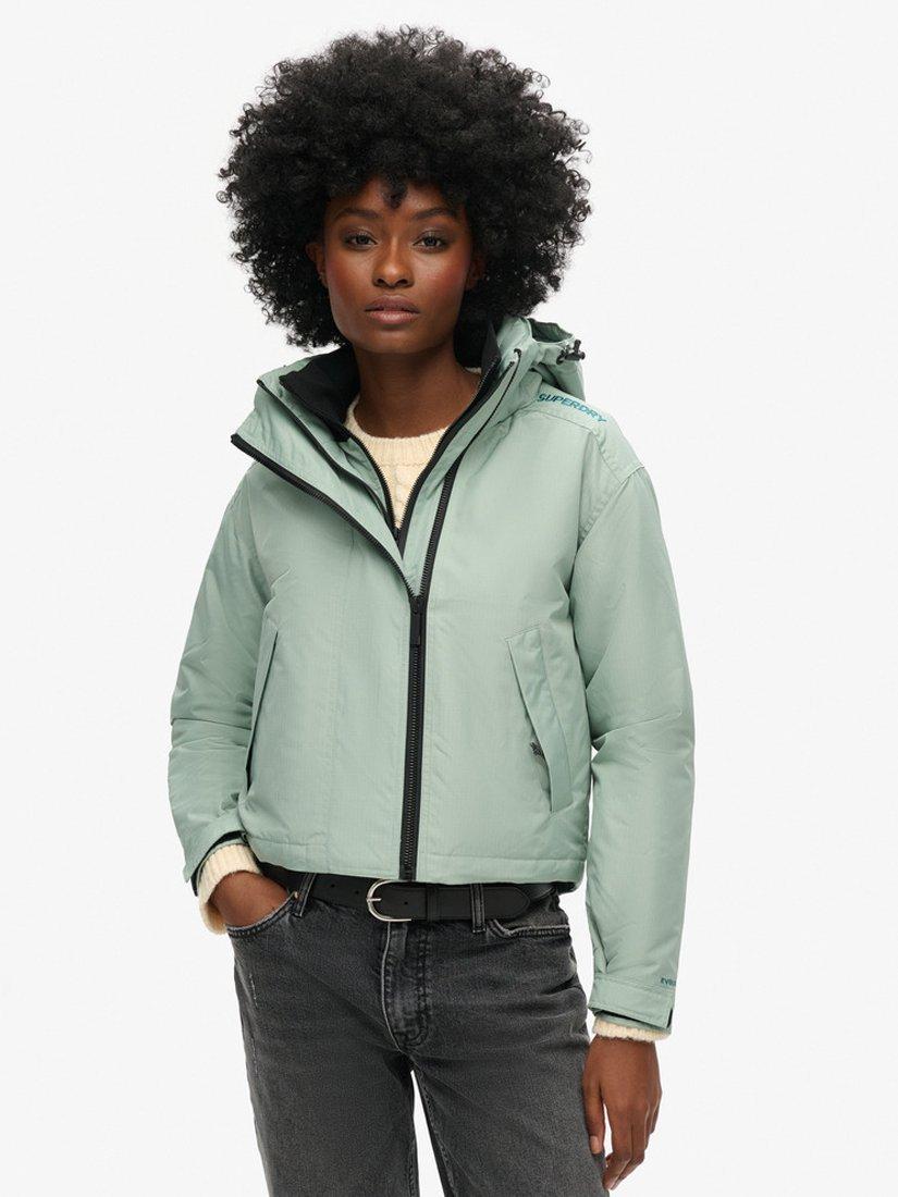 Product image 3 of 5, which shows Superdry Code SD-Windcheater Jacket, Light Jade Green, 8