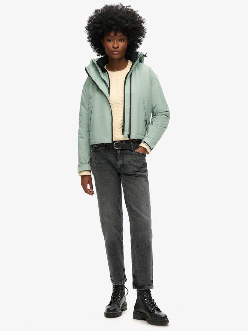 Product image 4 of 5, which shows Superdry Code SD-Windcheater Jacket, Light Jade Green, 8