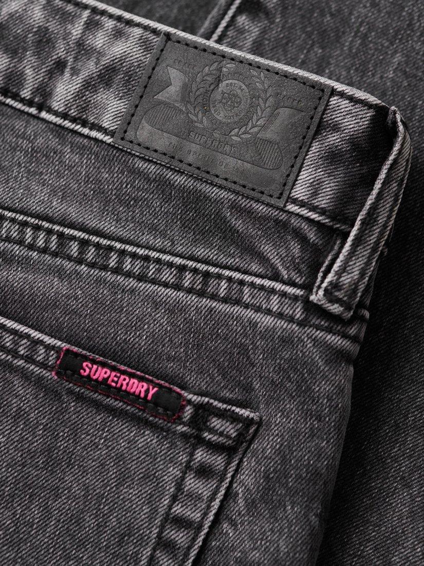 Product image 4 of 7, which shows Superdry Mid Rise Slim Jeans, Echo Black, W26/L30