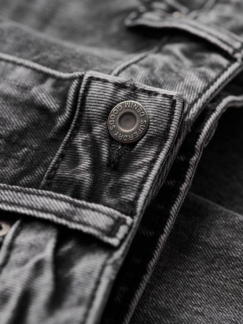 Product image 7 of 7, which shows Superdry Mid Rise Slim Jeans, Echo Black, W26/L30