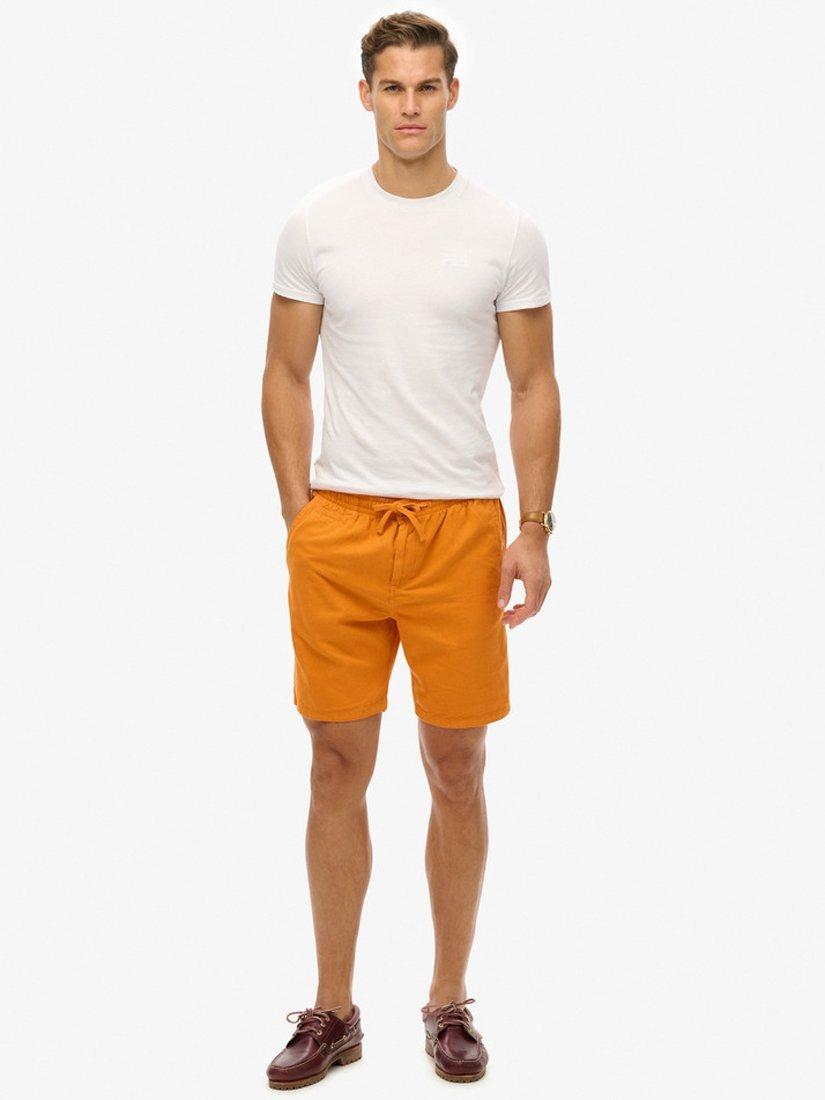 Superdry Vintage Overdyed Shorts, Shocker Orange