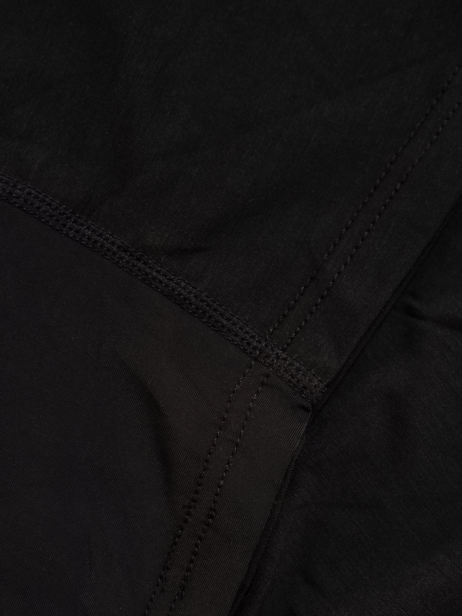 Product image 3 of 6, which shows OddBalls Plain Bamboo Boxer Shorts, Pack of 3, Black, XXS