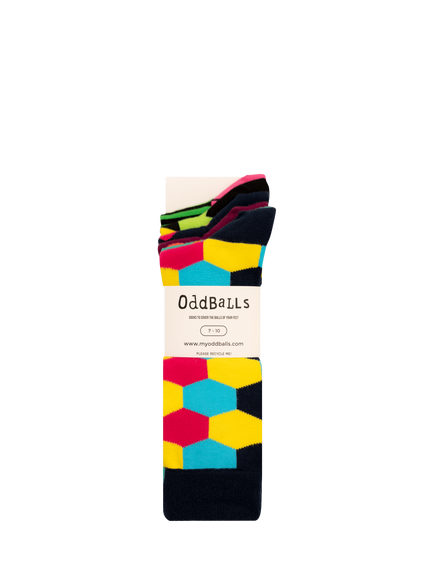 OddBalls Random Socks, Pack of 6 - view 2, Multi