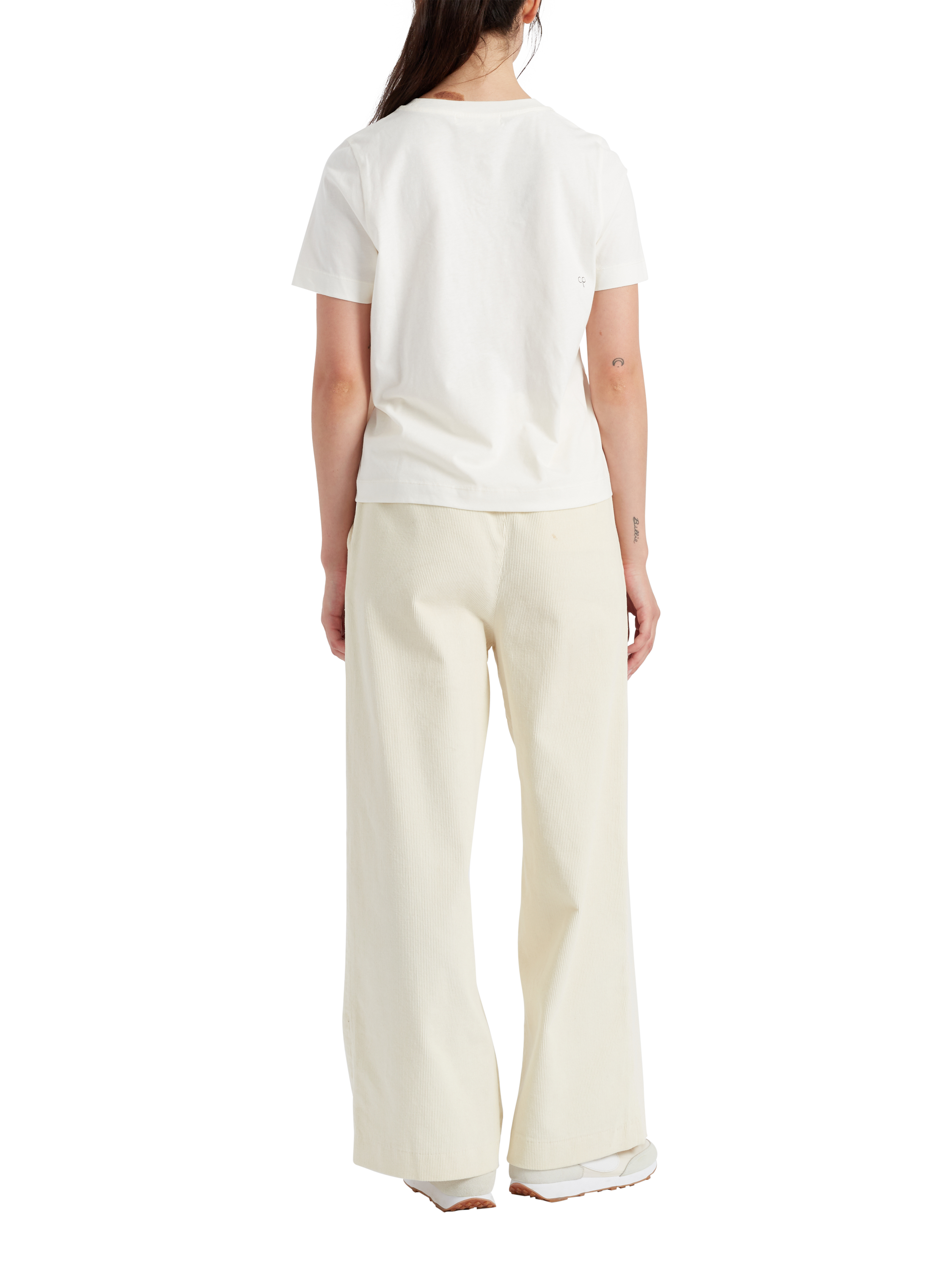 Product image 2 of 4, which shows Chinti & Parker X Hello Kitty Cotton T-Shirt, Cream, XS