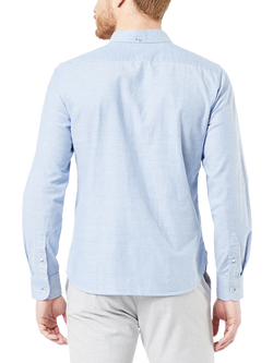 Dockers T2 Slim Fit Oxford Shirt - view 2, Oxford Delft - Blue