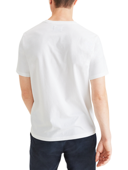 Dockers Cotton Slim Fit Short Sleeve Graphic T-Shirt, White - view 2, White
