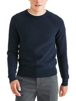Dockers Core Crew Neck Sweatshirt, Navy Blazer Blue