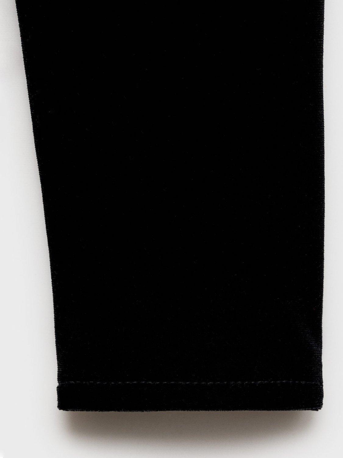 Product image 9 of 9, which shows Mango Xvicky Velvet Mini Dress, Black, 10