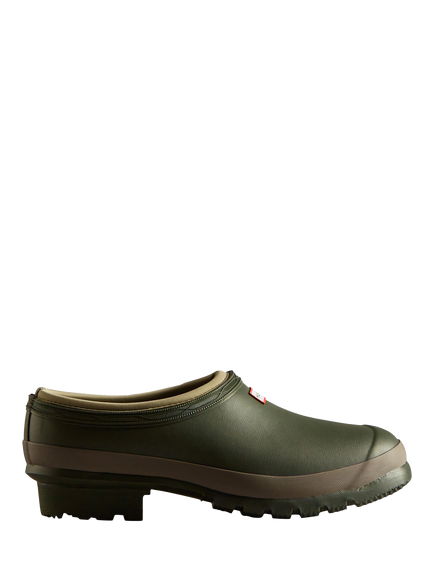 Hunter Gardener Clogs, Dark Olive/Clay, Dark Olive/Clay