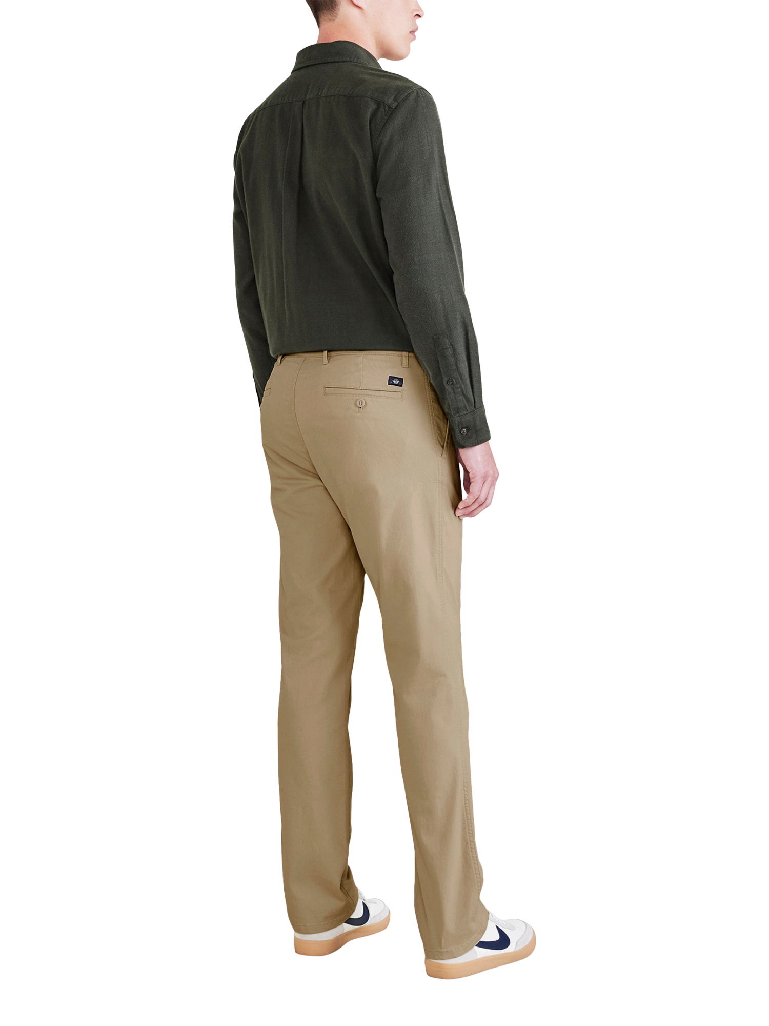 Product image 2 of 3, which shows Dockers T2 Original Slim Fit Chinos, Beige/Khaki, W30/L32