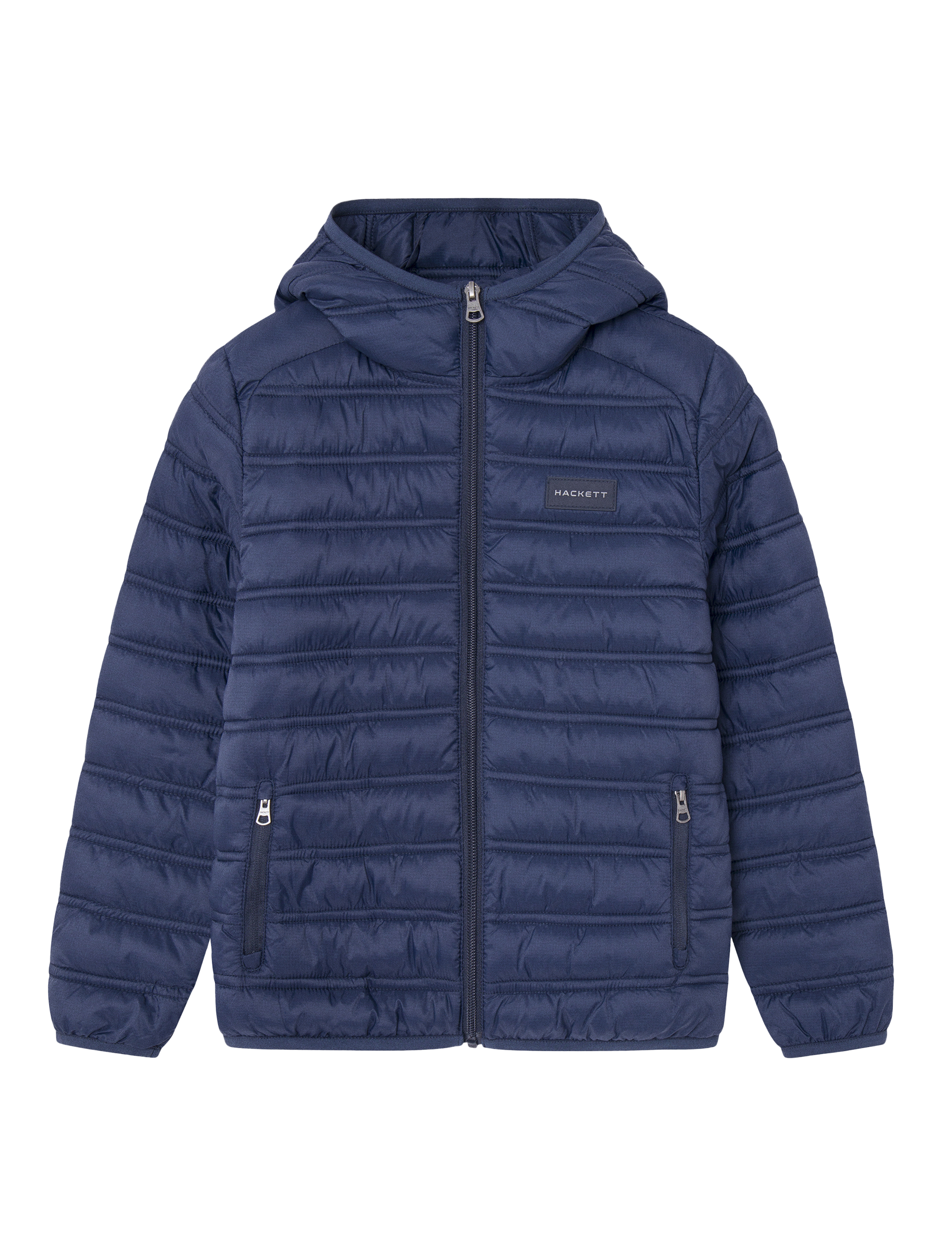 Hackett London Kids Sport Hooded Padded Down Jacket Navy