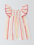 John Lewis Baby Stripe Romper, Multi