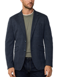 Hackett London Check Blazer, Navy, Navy