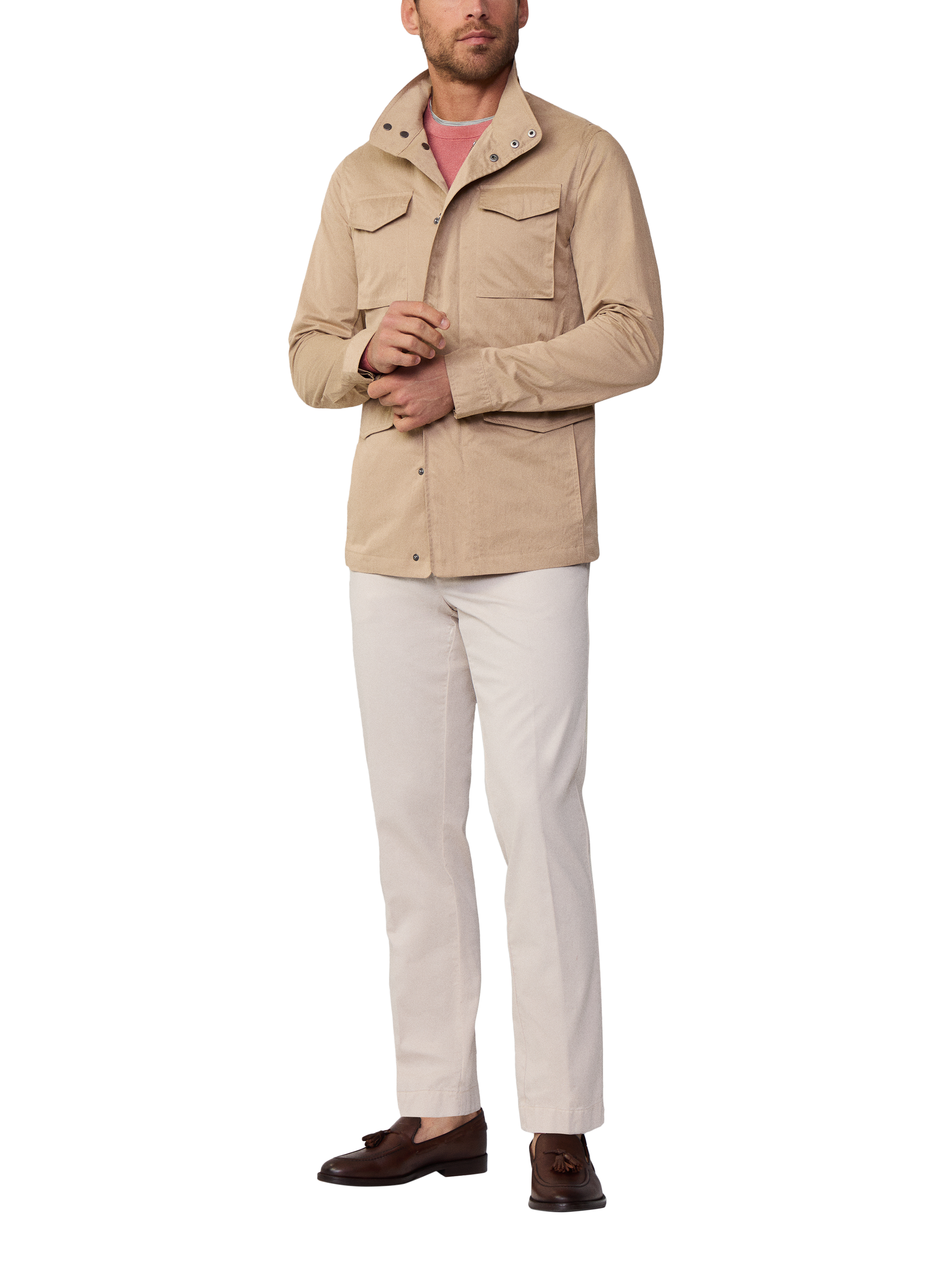 Hackett London Cargo Jacket, Malt Beige