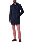 Hackett London Water Resistant Fabric Jacket, Midnight Blue