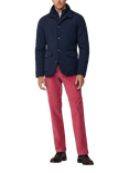 Hackett London Quilted High Neck Jacket