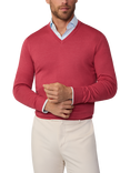 Hackett London Merino Wool Silk V-Neck Jumper