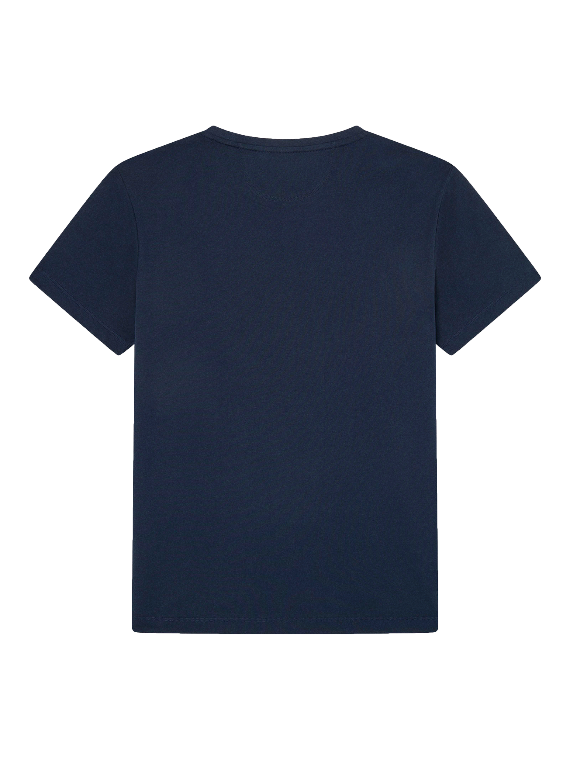 Product image 6 of 7, which shows Hackett London Pima Cotton Classic Fit T-Shirt, Navy, S