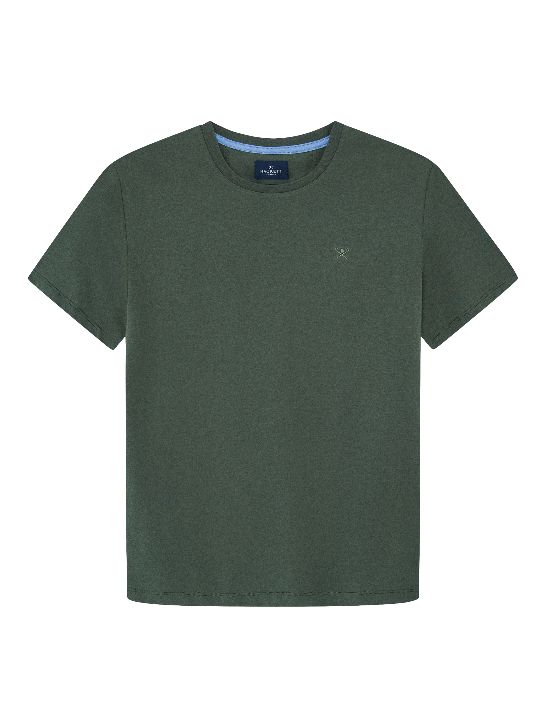 Product image 5 of 6, which shows Hackett London Pima Cotton Classic Fit T-Shirt, Regent Green, S