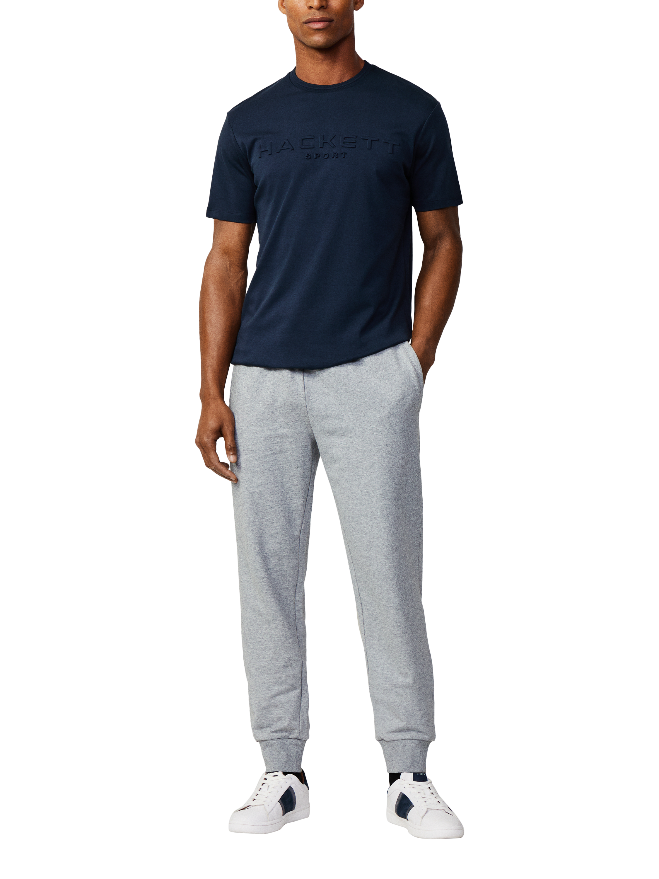Hackett Sport Interlock Cotton T-Shirt