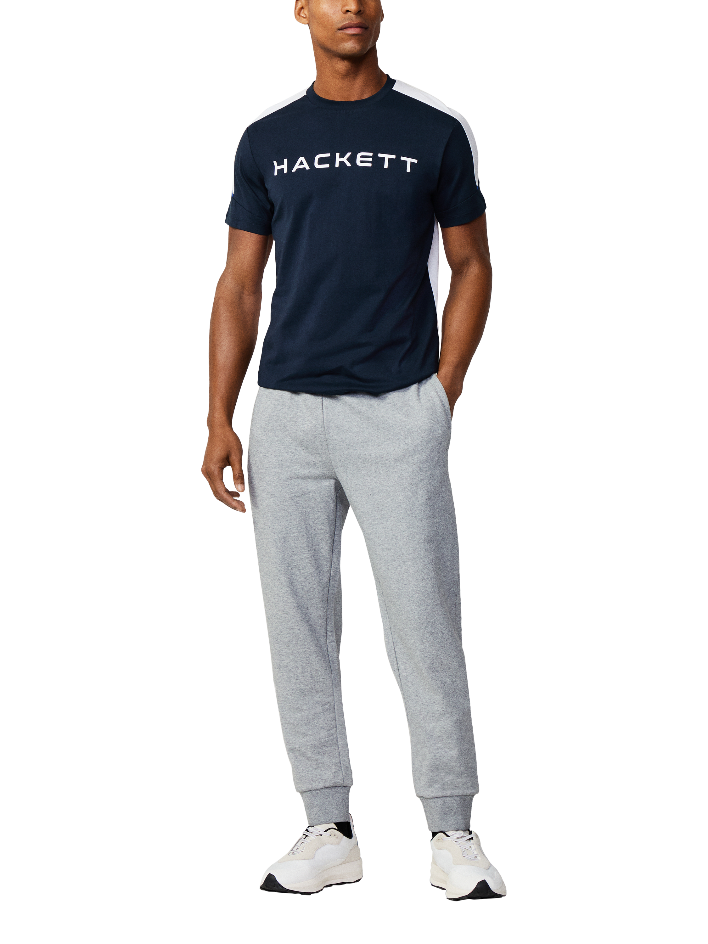 Hackett London Sport Soft Cotton Logo T-Shirt, Navy