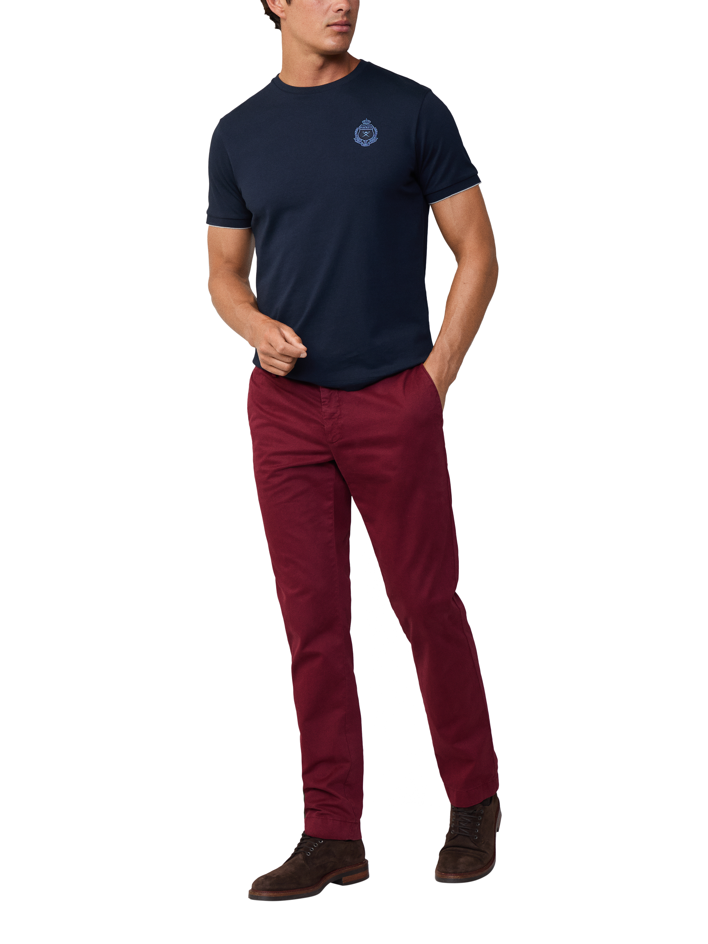 Hackett London Classic Fit Heritage T-Shirt, Midnight Blue