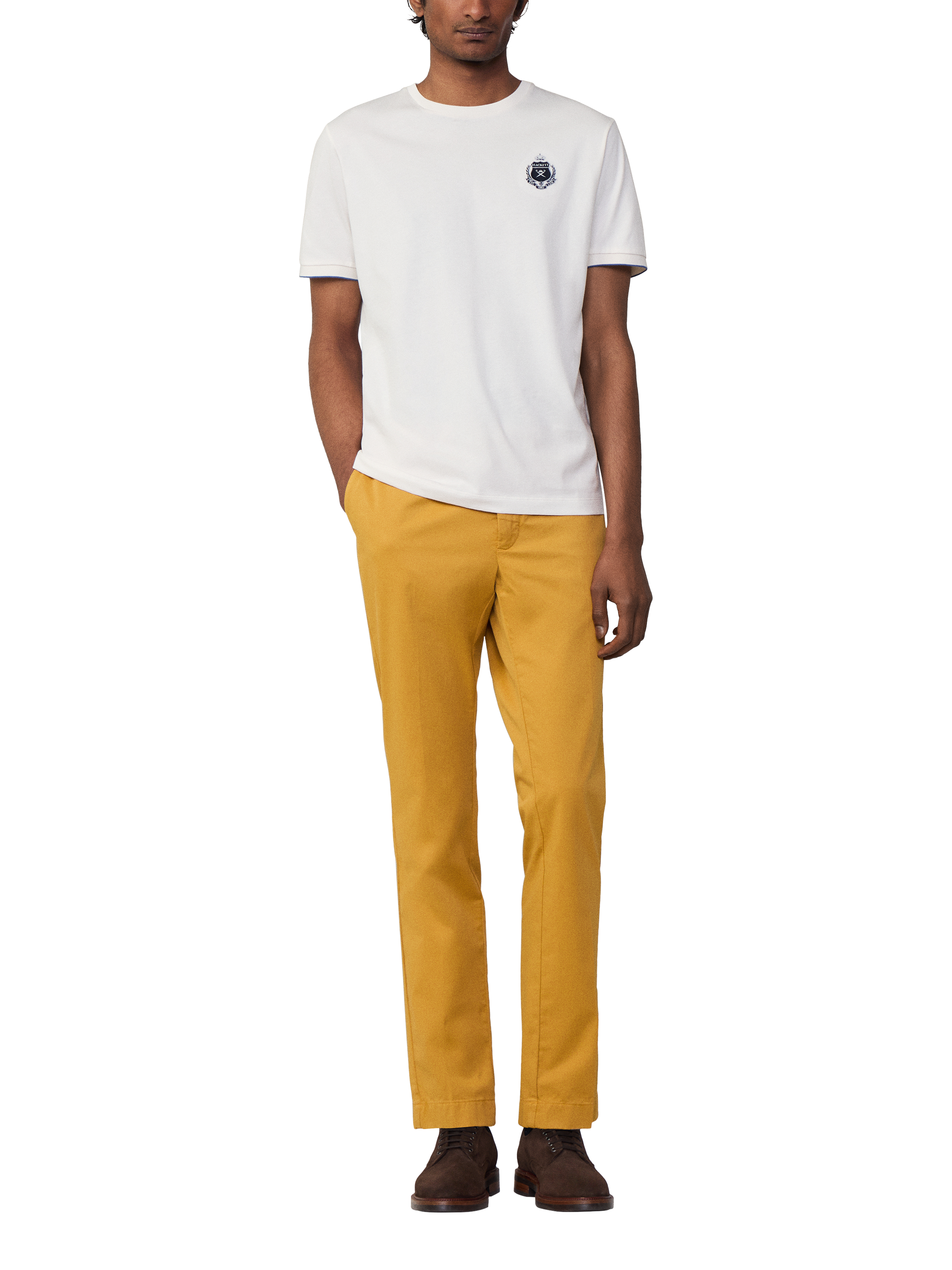 Hackett London Classic Fit Heritage T-Shirt, Winter White