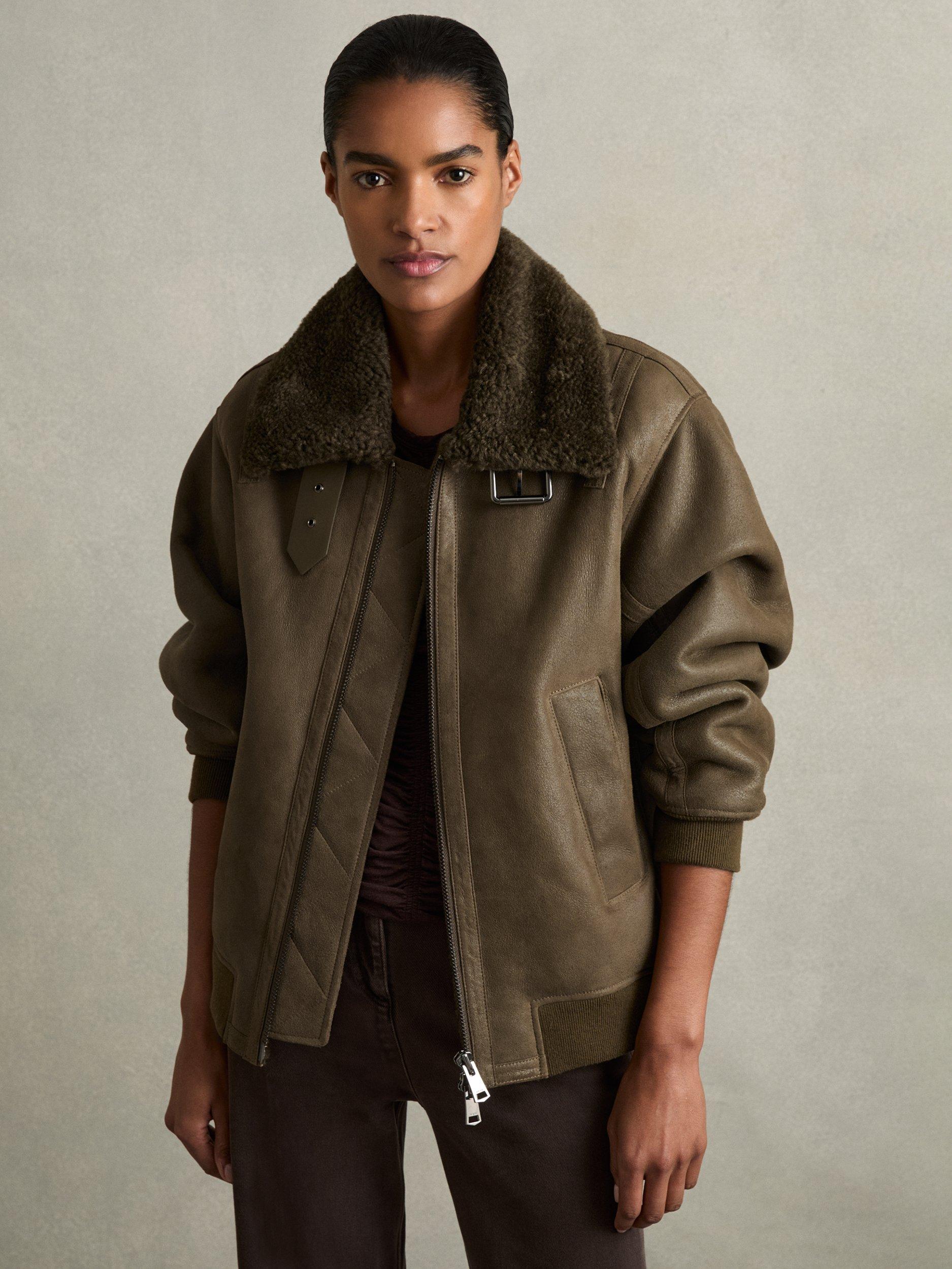 Reiss harris leather jacket clearance