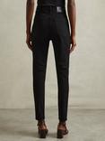 Reiss Hattie High Rise Skinny Jeans, Black