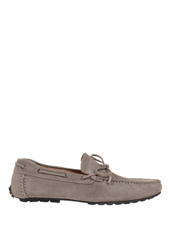 Jones Bootmaker Percival Suede Moccasins, Grey, Grey