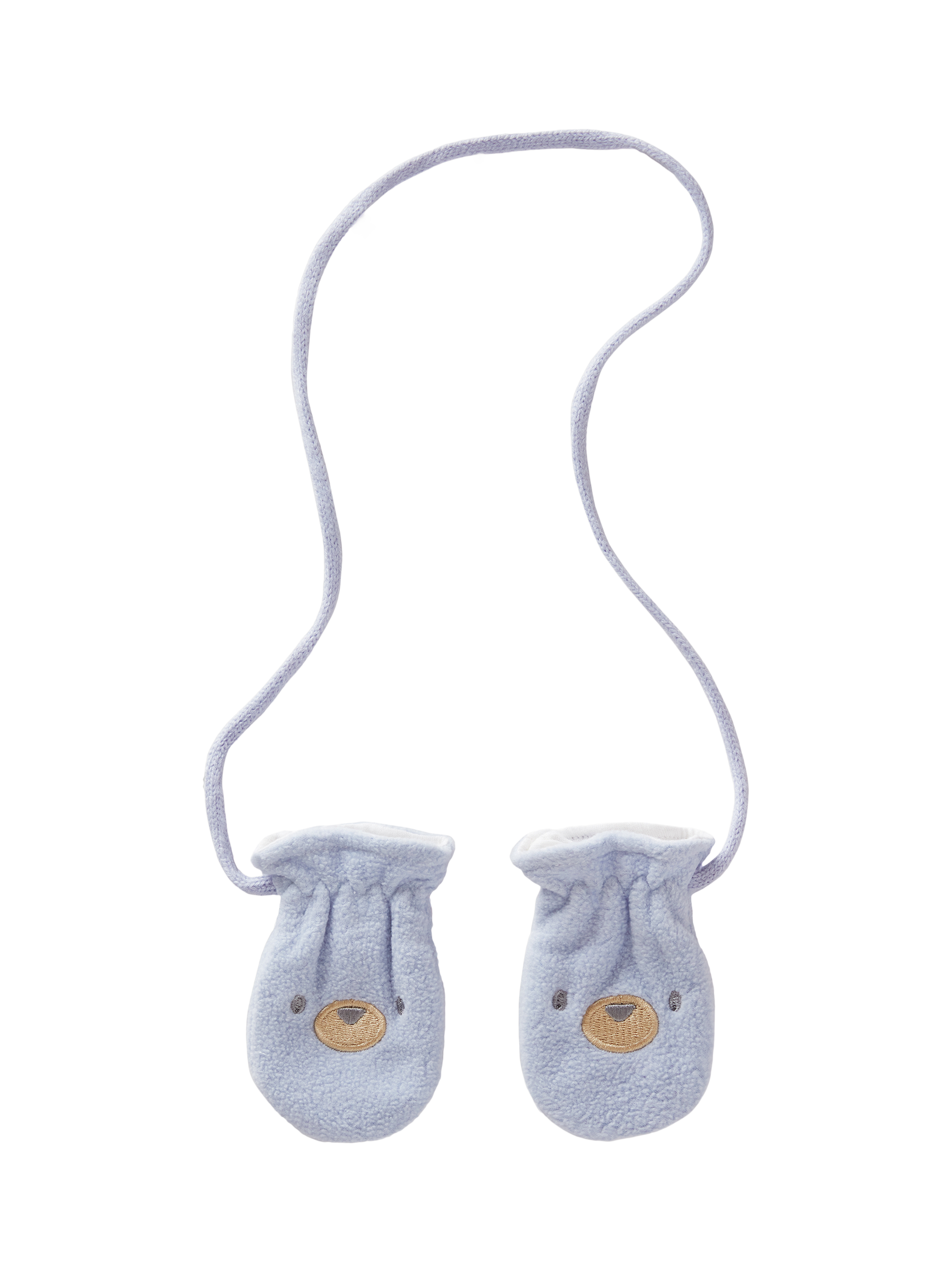 Benetton Kids' Animal Embroidered Fleece Mittens