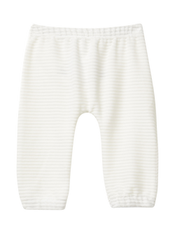 Benetton Baby Chenille Stripe Joggers, Off White, Off White