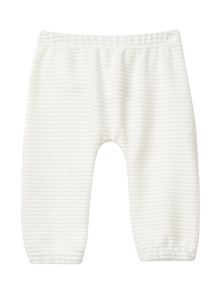Benetton Baby Chenille Stripe Joggers, Off White, Off White