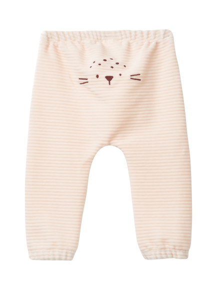 Benetton Baby Chenille Stripe Joggers, Light Powder - view 2, Light Powder