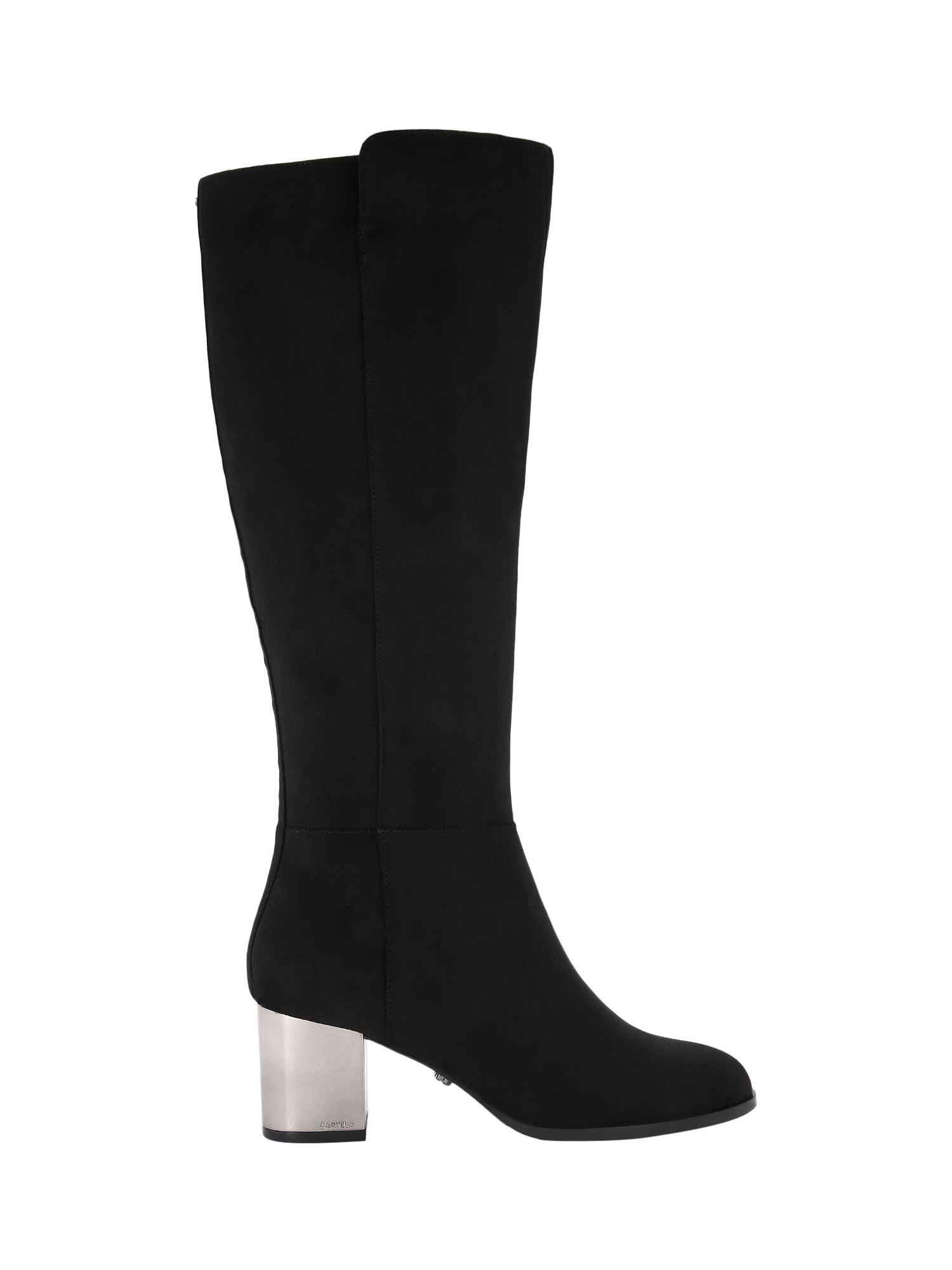 Carvela Royale Statement Heel Knee High Boots Black