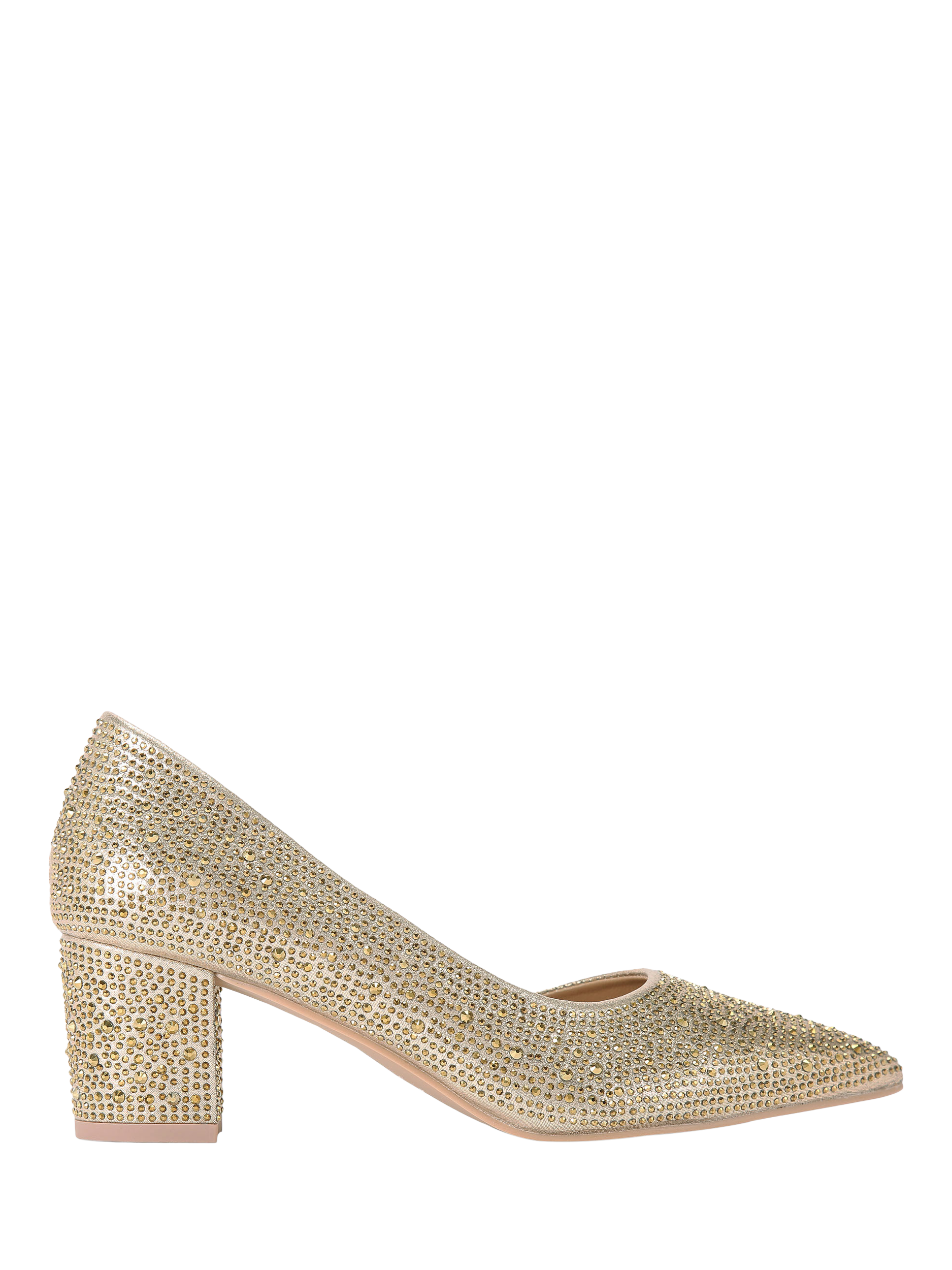 Carvela Violet Embellished Court Shoes, Gold