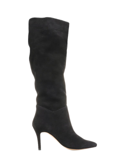 Jones Bootmaker Luz Suede Knee High Boots, Black