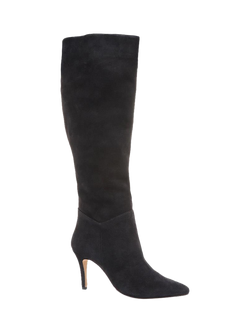 Jones Bootmaker Luz Suede Knee High Boots - view 2, Black