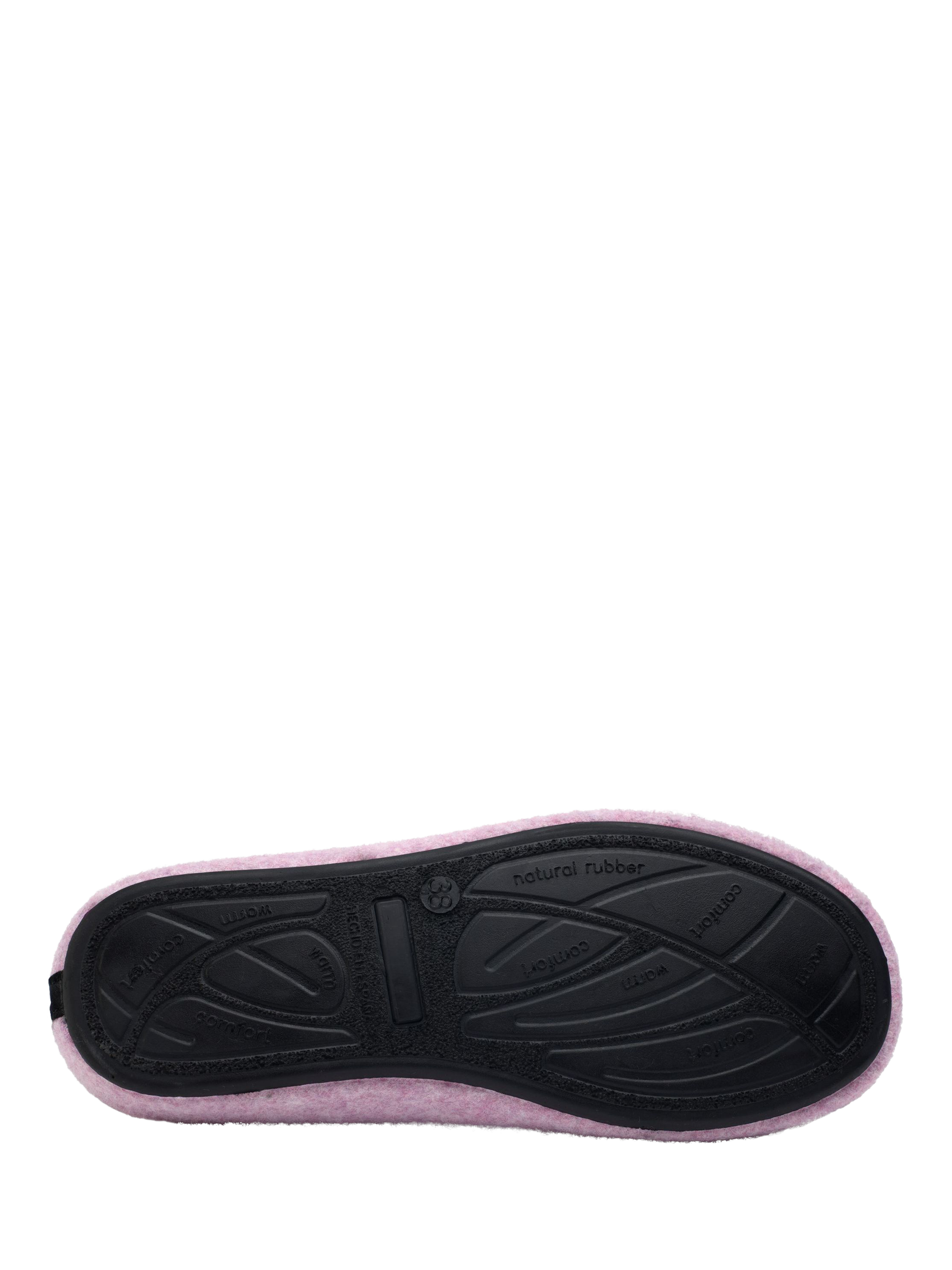 Product image 2 of 4, which shows V.GAN Vegan Date Mule Slippers, Pink, 3