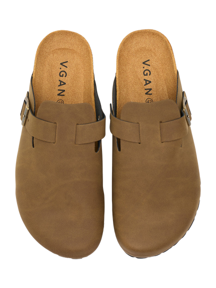V.GAN Vegan Taro Footbed Mules - view 2, Brown