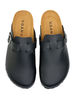 V.GAN Vegan Taro Footbed Mules - view 2, Black