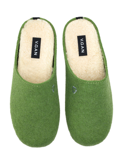 V.GAN Vegan Date Slippers - view 2, Green