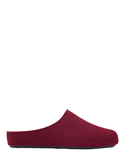 V.GAN Vegan Date Slippers, Burgundy
