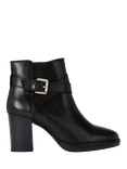 KG Kurt Geiger Sage Leather Ankle Boots, Black