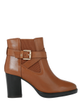 KG Kurt Geiger Sage Leather Ankle Boots, Tan